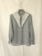Rosa - vintage blouse western stijl | XS/S