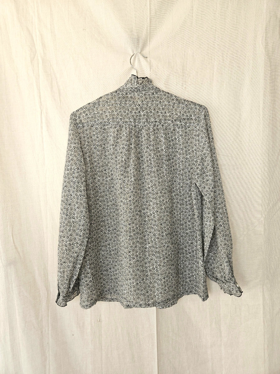 Rosa - vintage blouse western stijl | XS/S