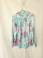 Flora - vintage blouse met bloemenprint | L