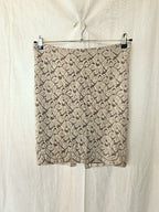 Wool vintage skirt dark blue | XS