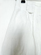 White linen vintage shorts | L