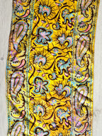 Indian Flower - vintage sjaal, zijde