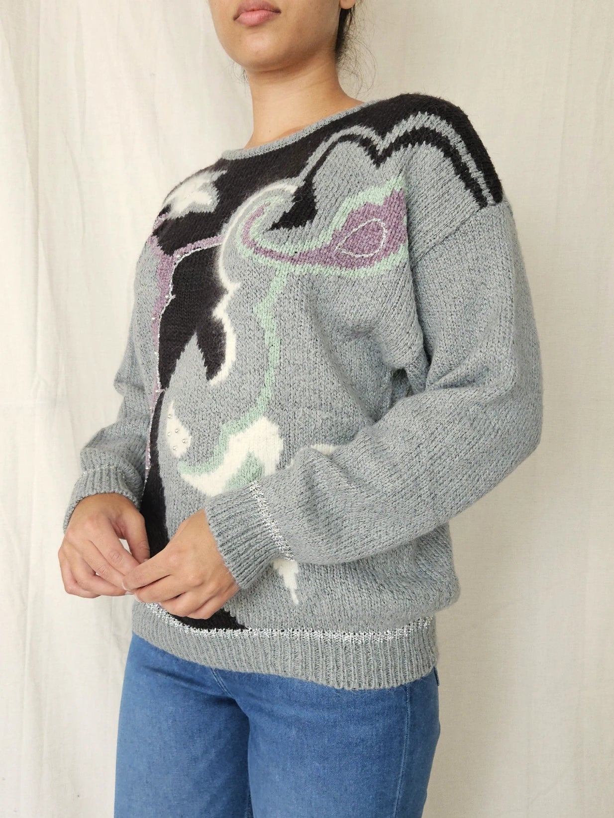Vintage trui Flowy | XXL