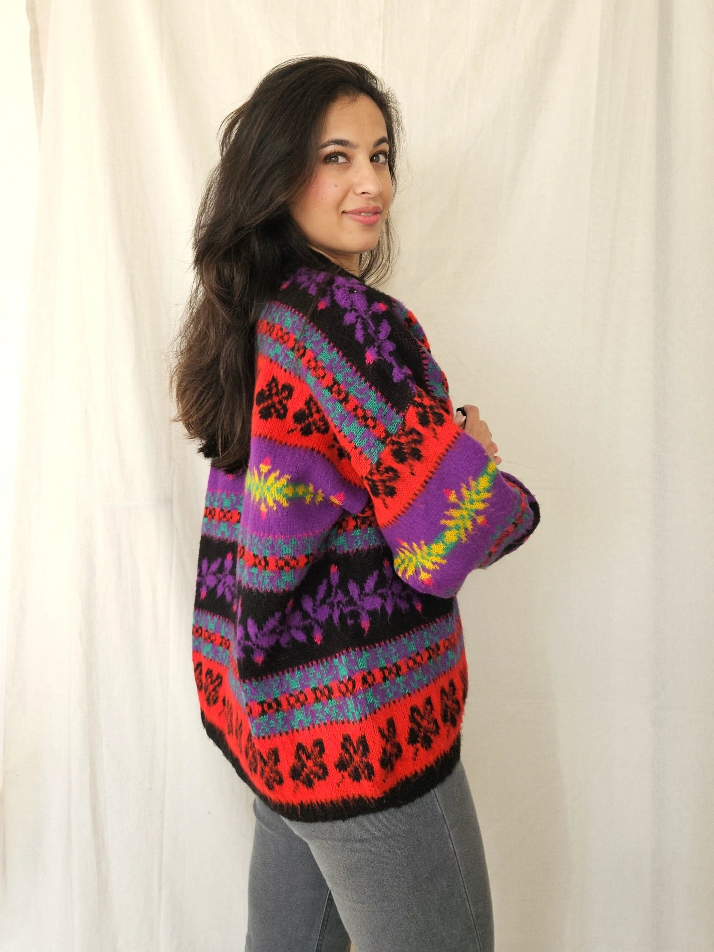 Vintage trui Funky Softness | free size