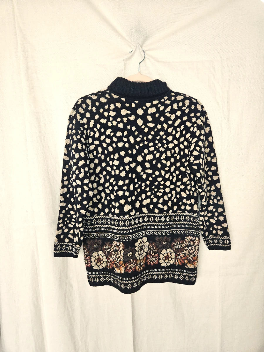 Vintage trui Carpet Diem | M