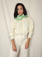 Vintage trui Butter Yellow | XL