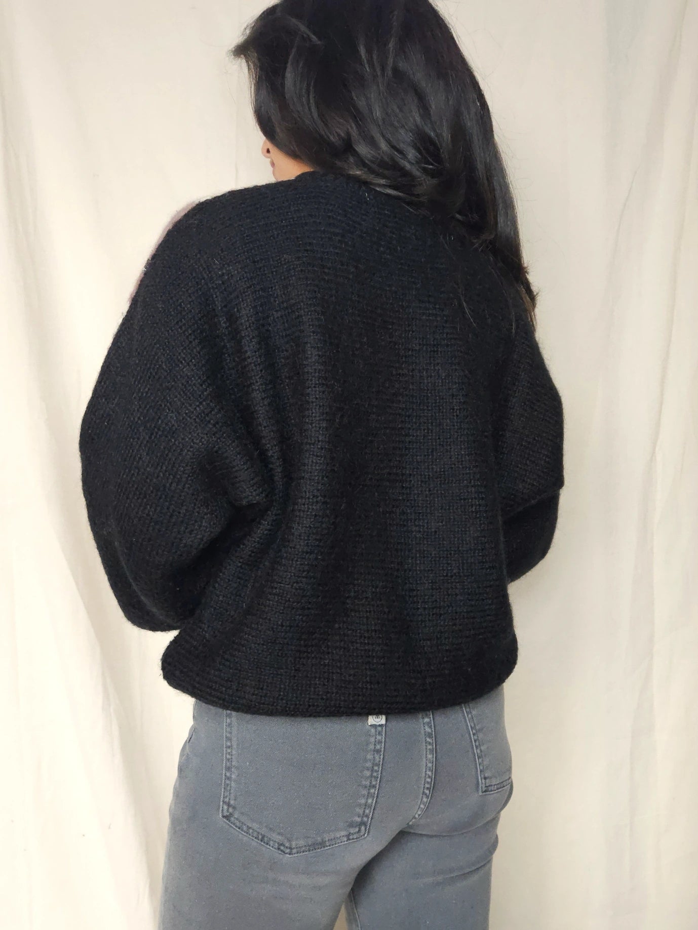 Vintage trui Feathers & Glitter | 3XL