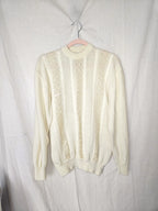 Vintage trui Butter Yellow | XL
