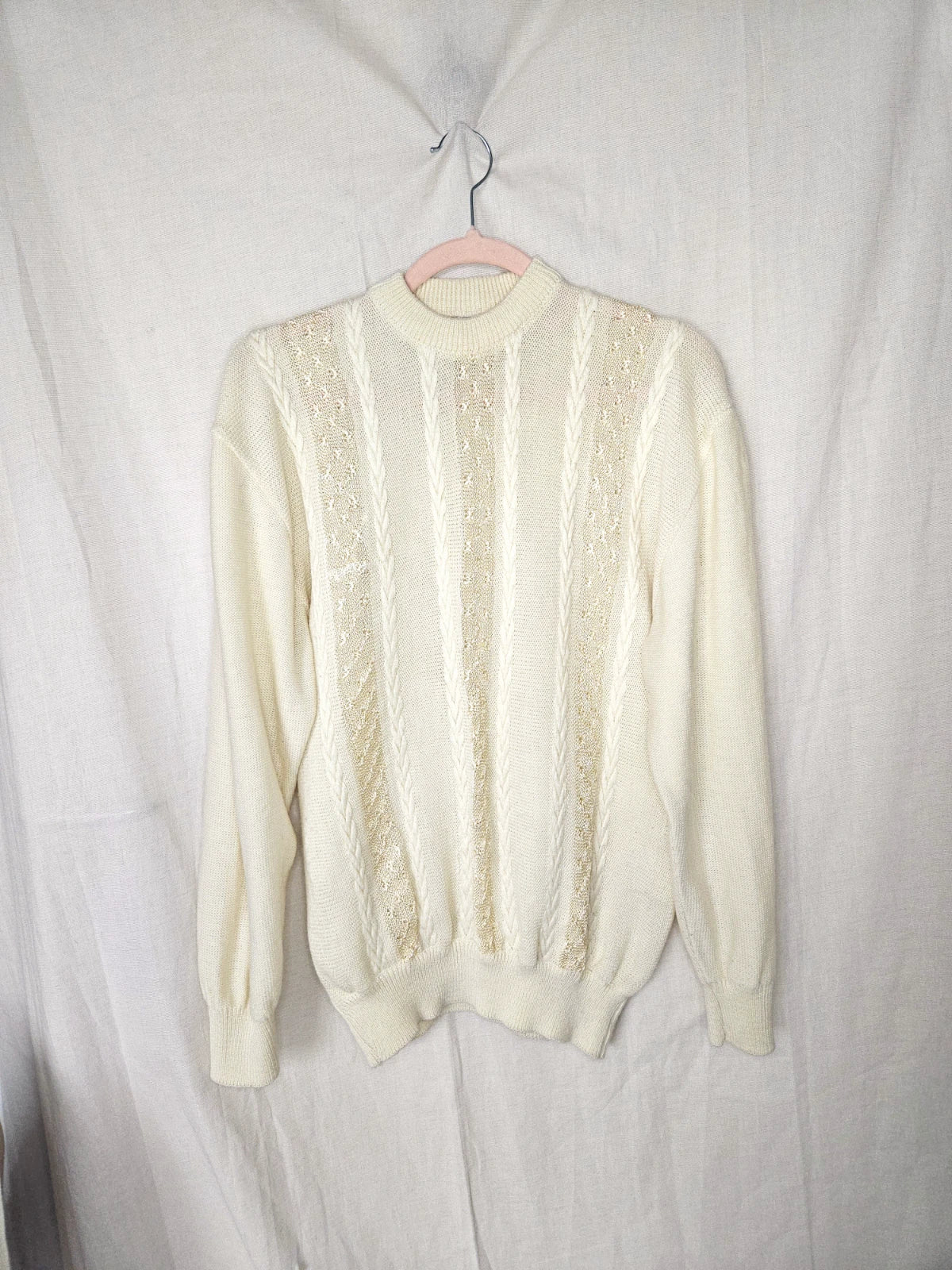 Vintage trui Butter Yellow | XL
