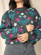 Vintage trui Happy | 3XL