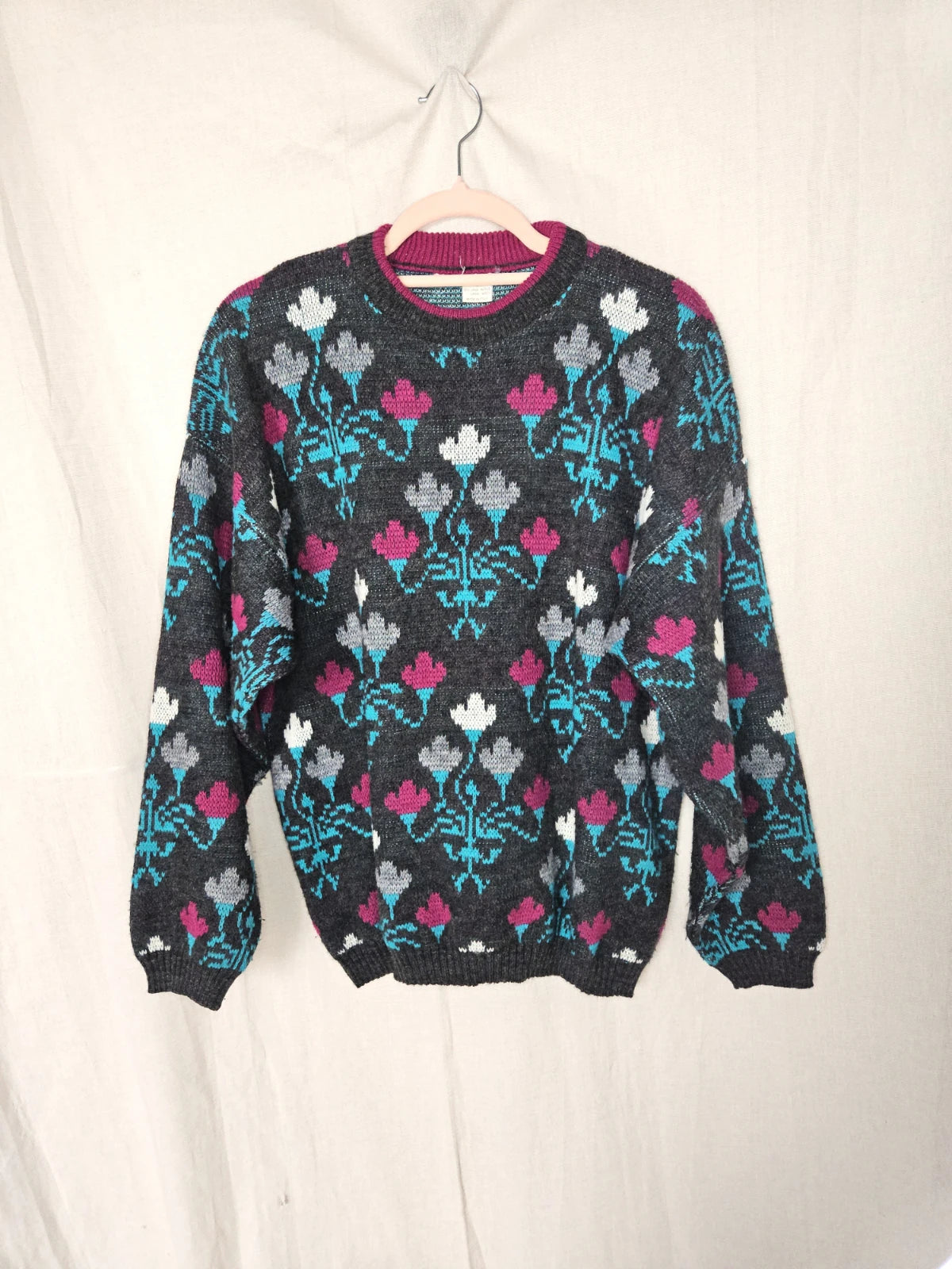 Vintage trui Happy | 3XL