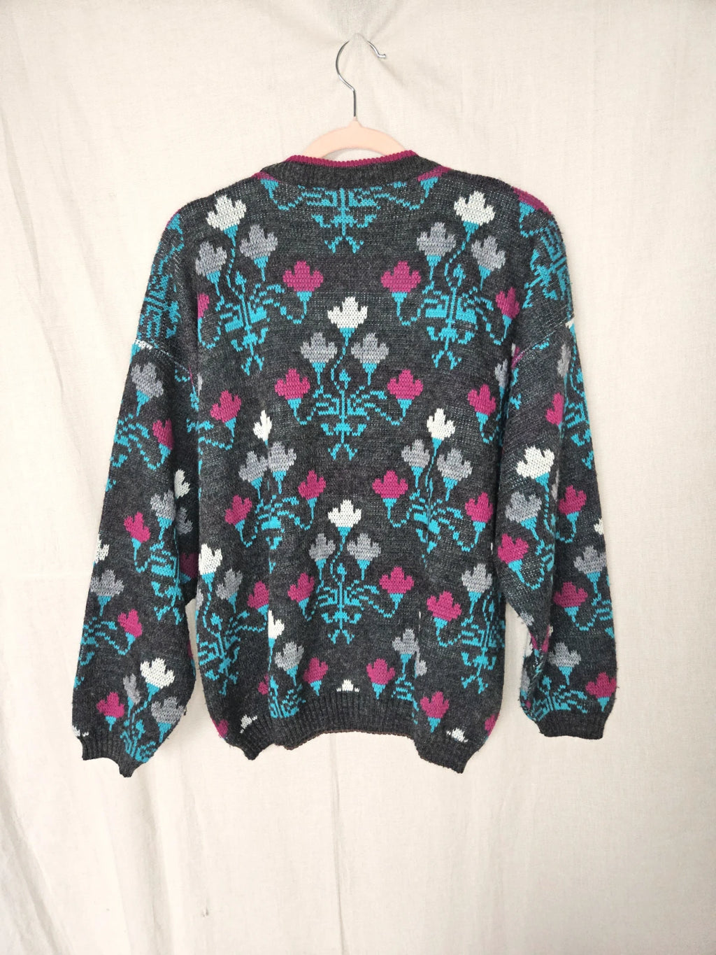 Vintage trui Happy | 3XL