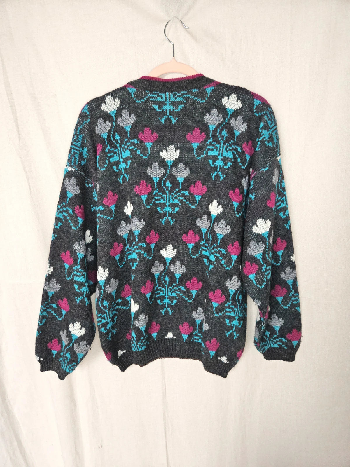 Vintage trui Happy | 3XL