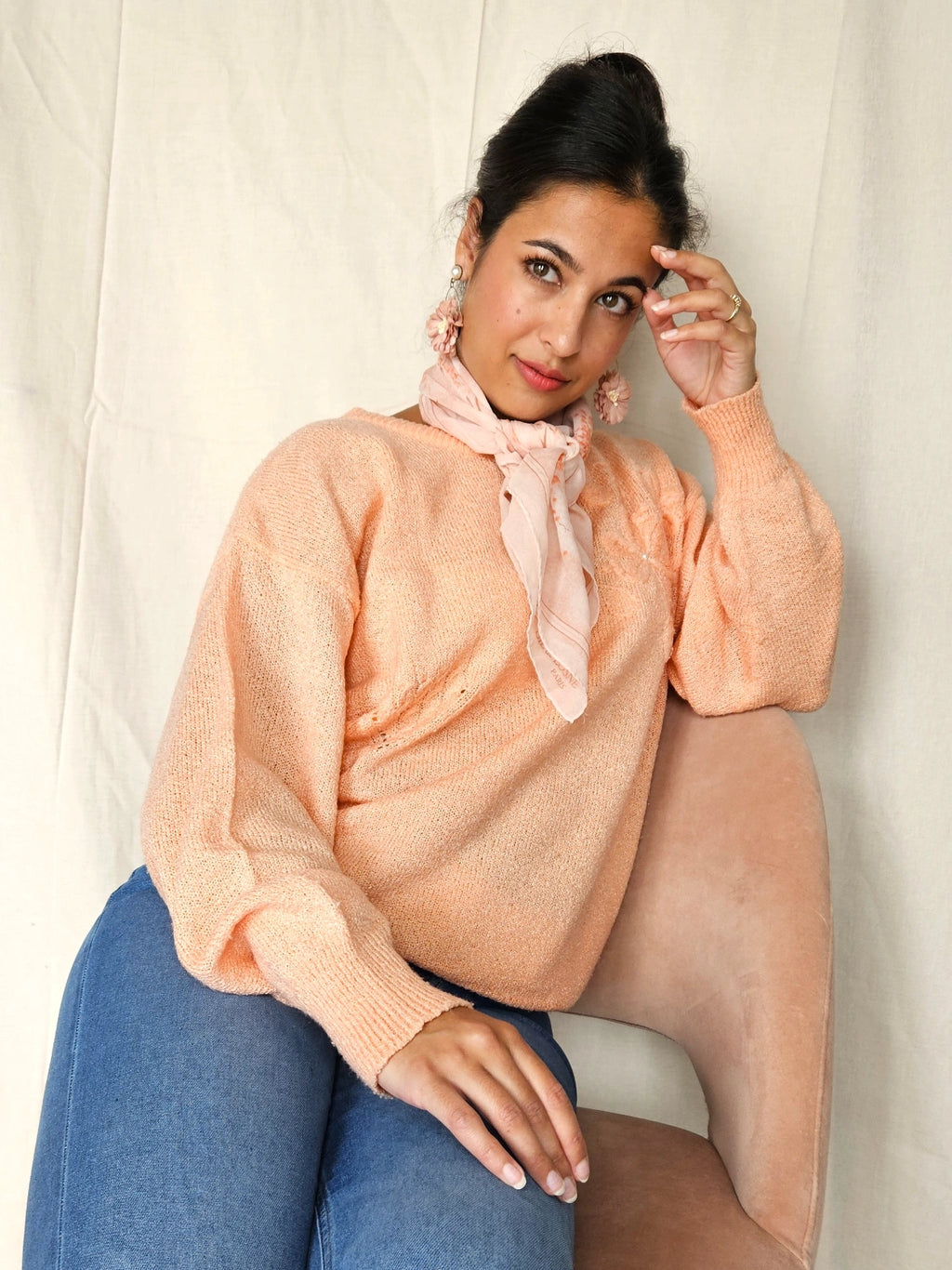 Vintage trui Coral | 3XL