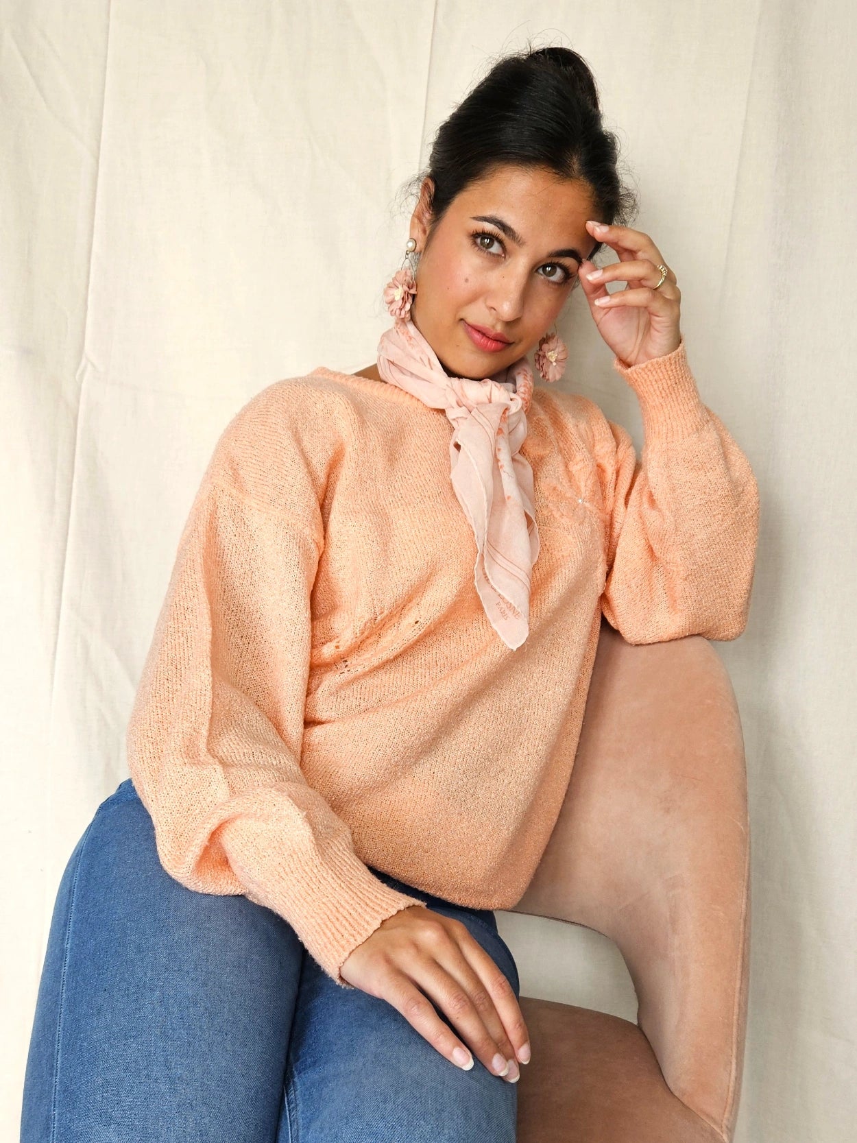 Vintage trui Coral | 3XL