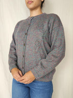 Vintage vest Iridescent | XXL