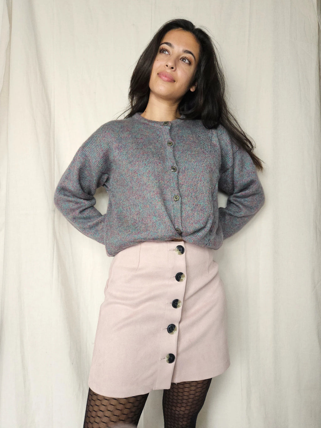 Vintage vest Iridescent | XXL