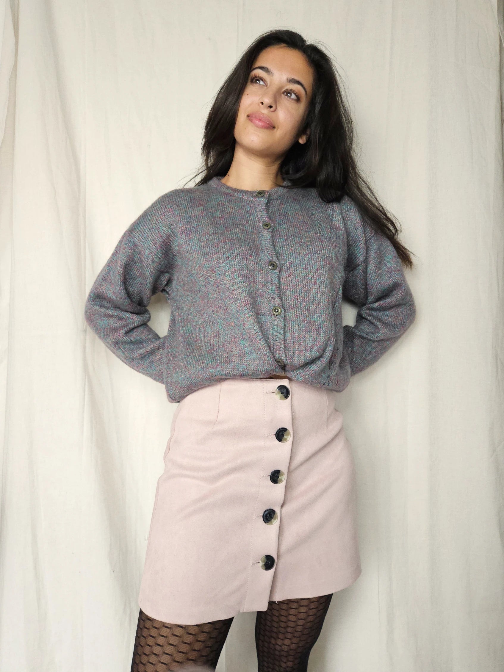 Vintage vest Iridescent | XXL