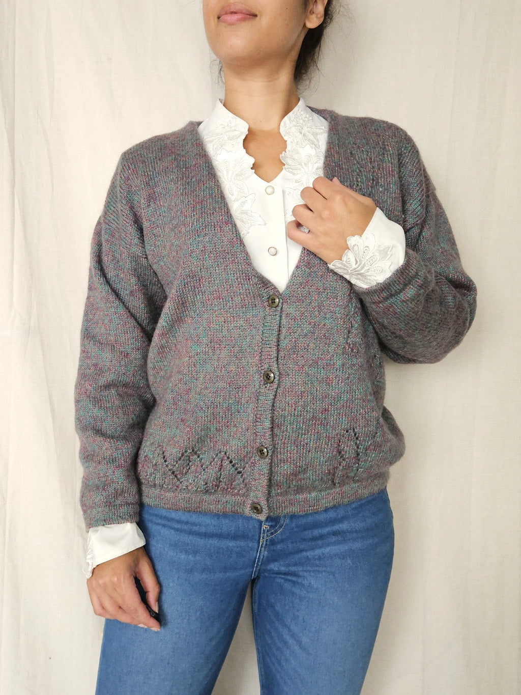 Vintage vest Iridescent | XXL