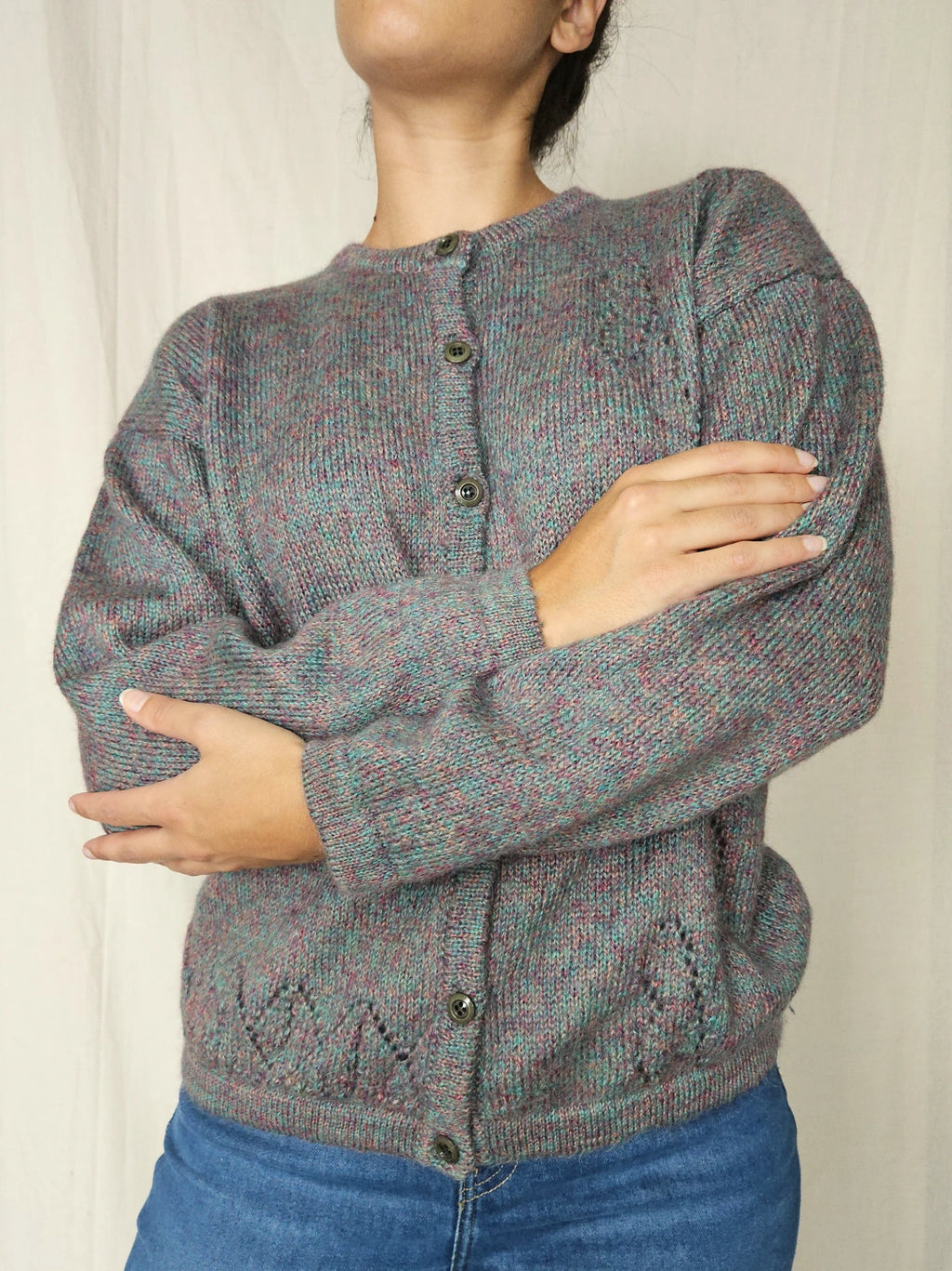 Vintage vest Iridescent | XXL