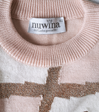 Vintage trui Angora Pink  | L